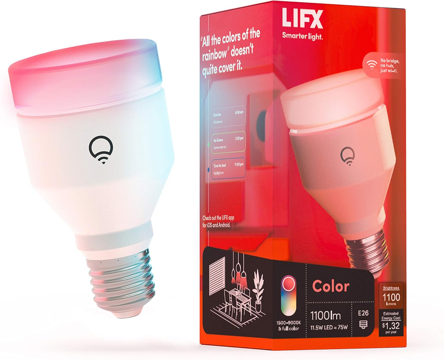 LIFX Color A19 Smart Bulb