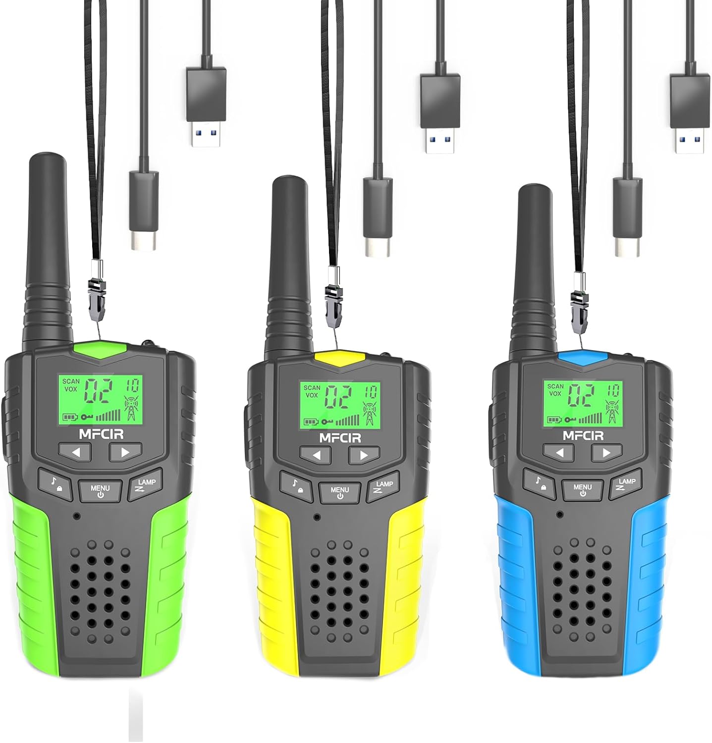 Mfcir Kids Walkie Talkies Rechargeable 
