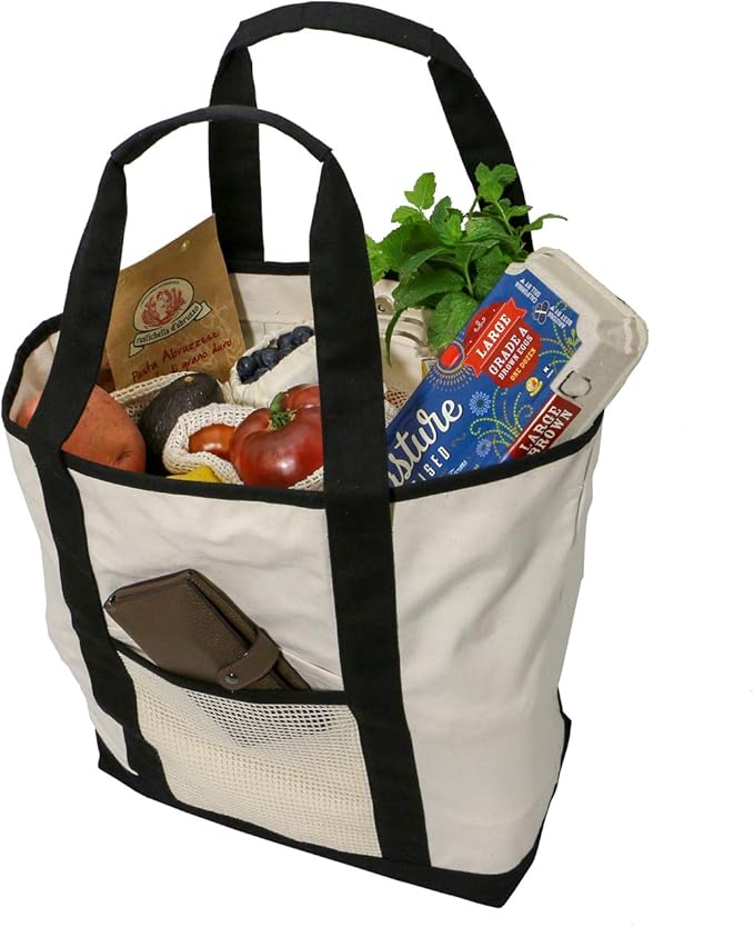 Simply Eco Organic Cotton Net Tote Bags