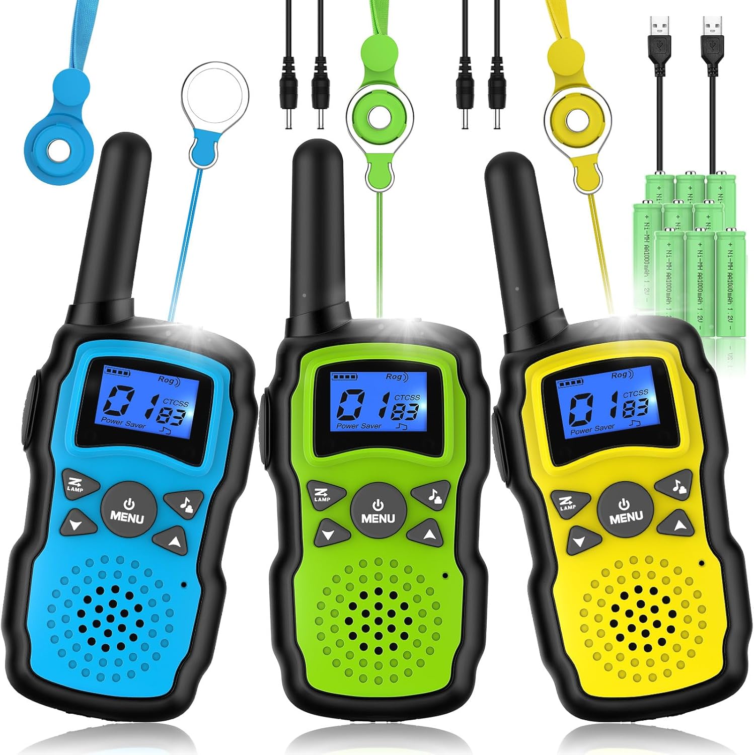 Wishouse Rechargeable Walkie Talkies for Kids