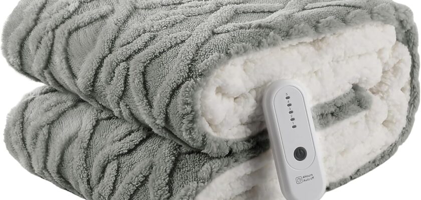 CHIOKY Heated Blanket Electric Throw