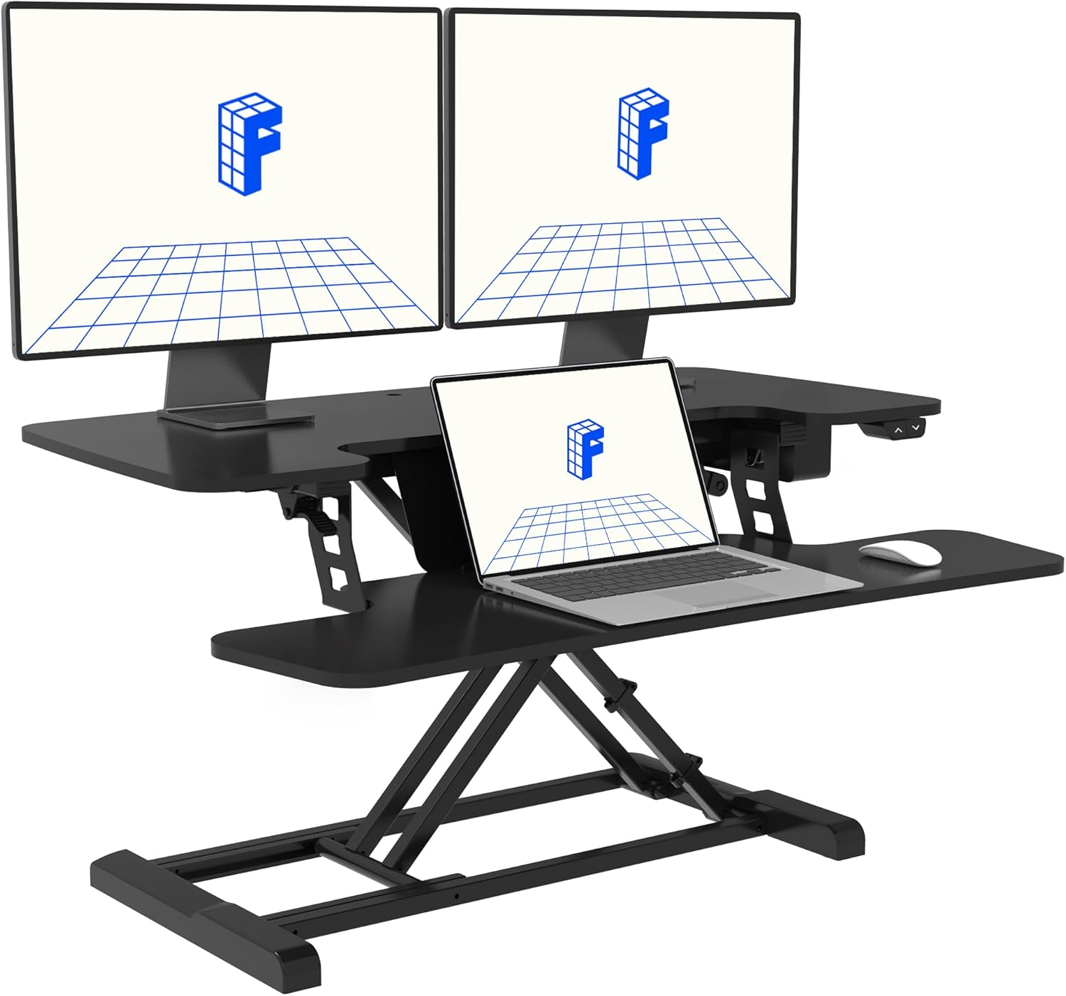 FlexiSpot EM7 36-Inch Electric Standing Desk Converter