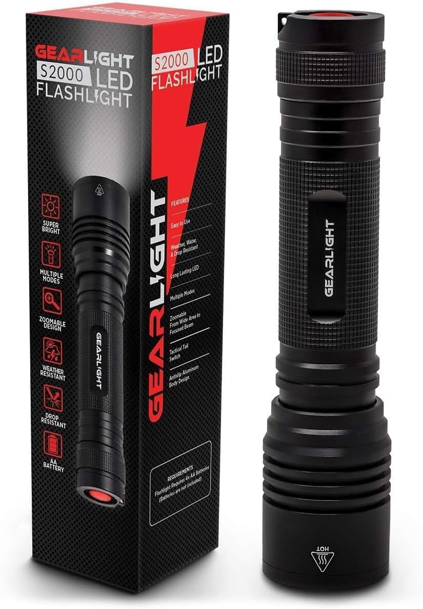 GearLight S2000 Rechargeable Flashlight