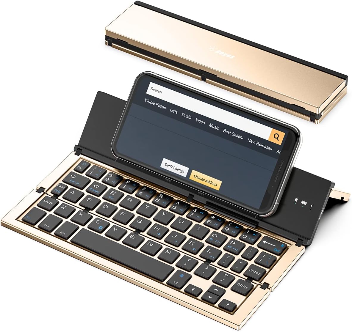 Geyes Foldable Bluetooth Keyboard