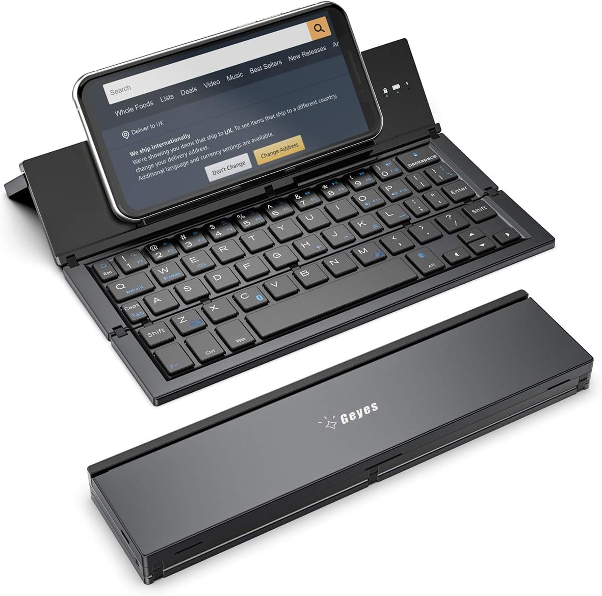 Geyes Folding Wireless Bluetooth Keyboard