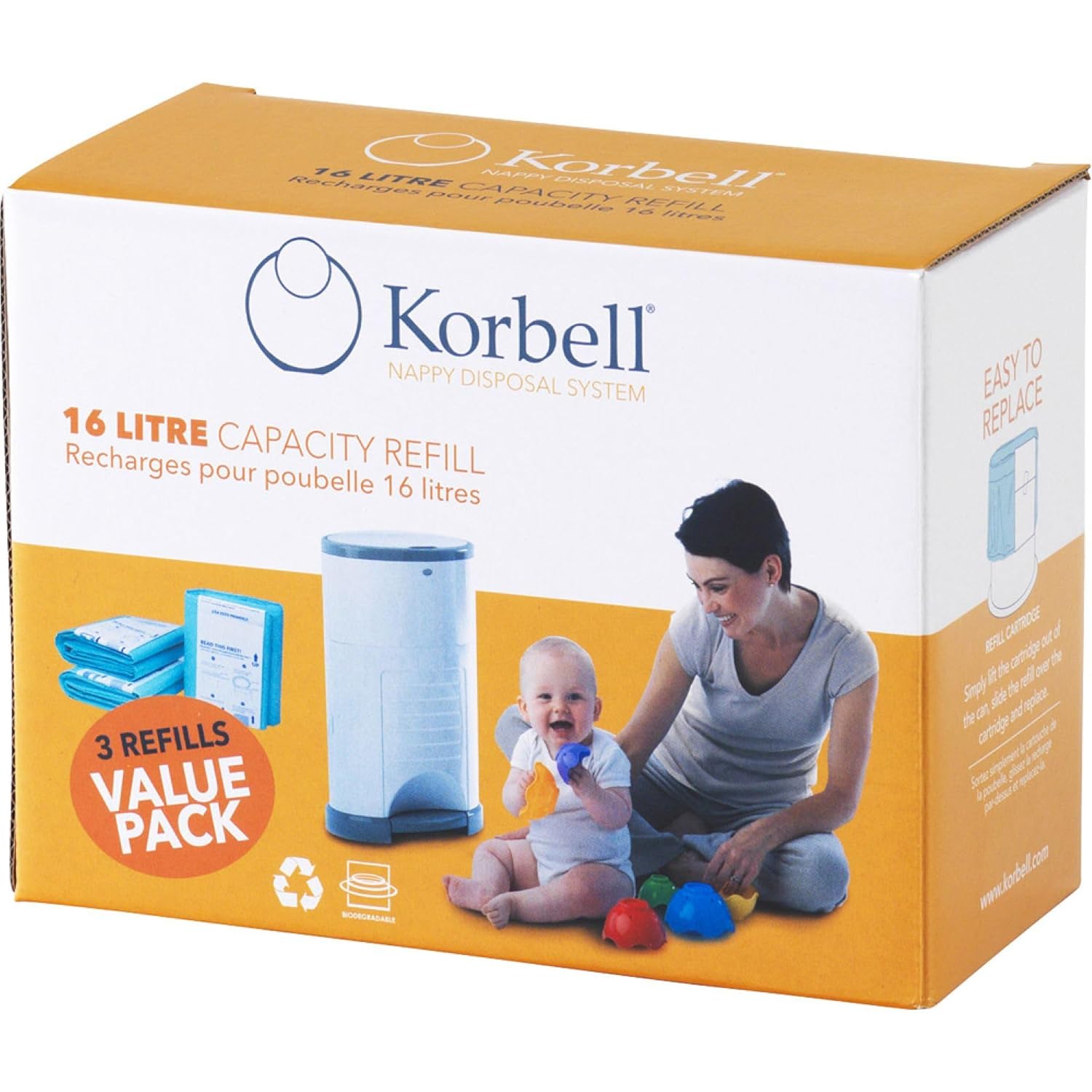 Korbell Diaper Pail