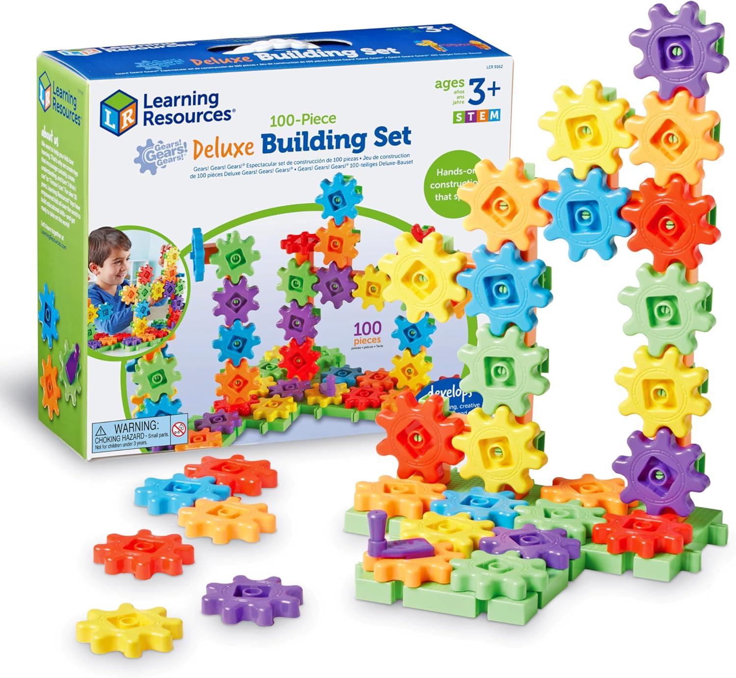 Learning Resources Gears! Gears! Gears! Deluxe Building Set