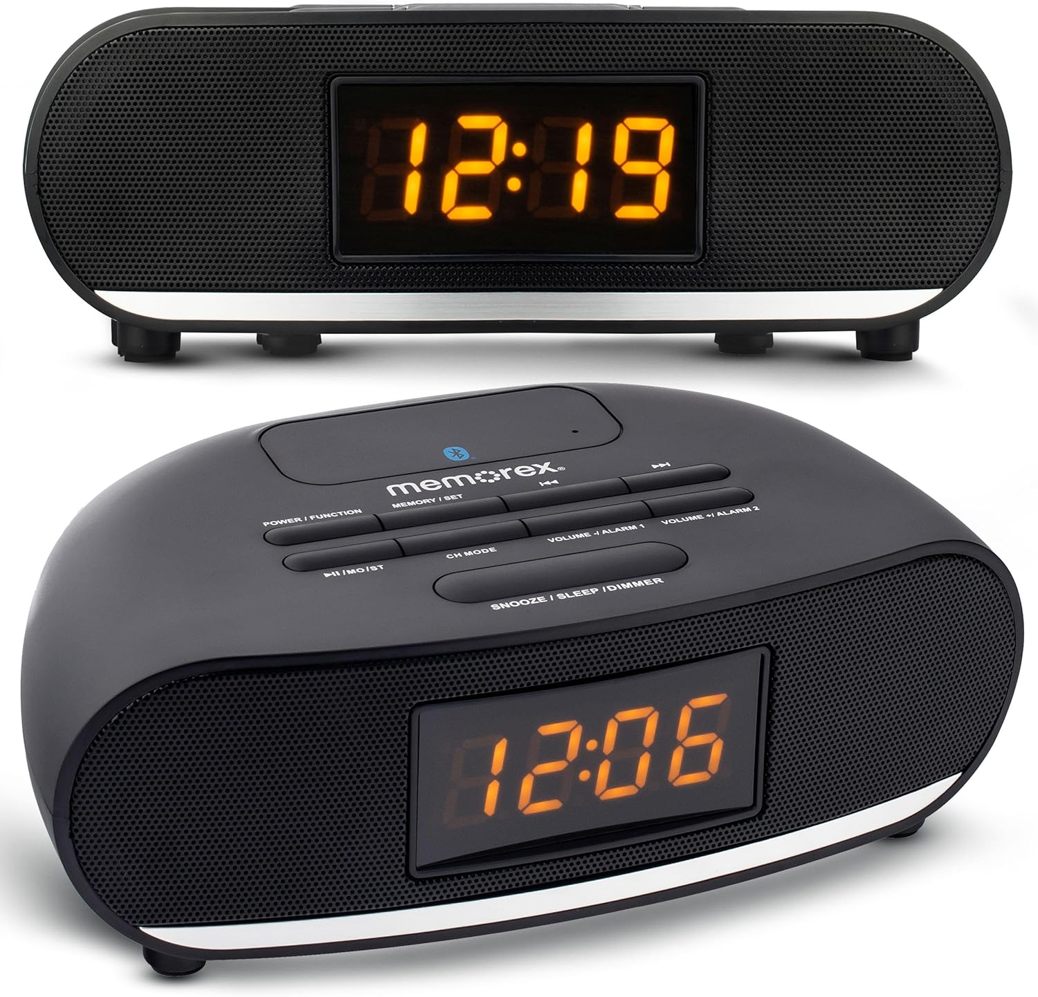 Memorex MX-CR160 Bluetooth Clock Radio