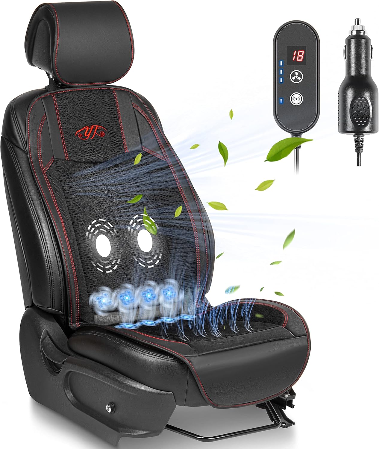 Paffenery Luxury Heated Car Seat Cushion