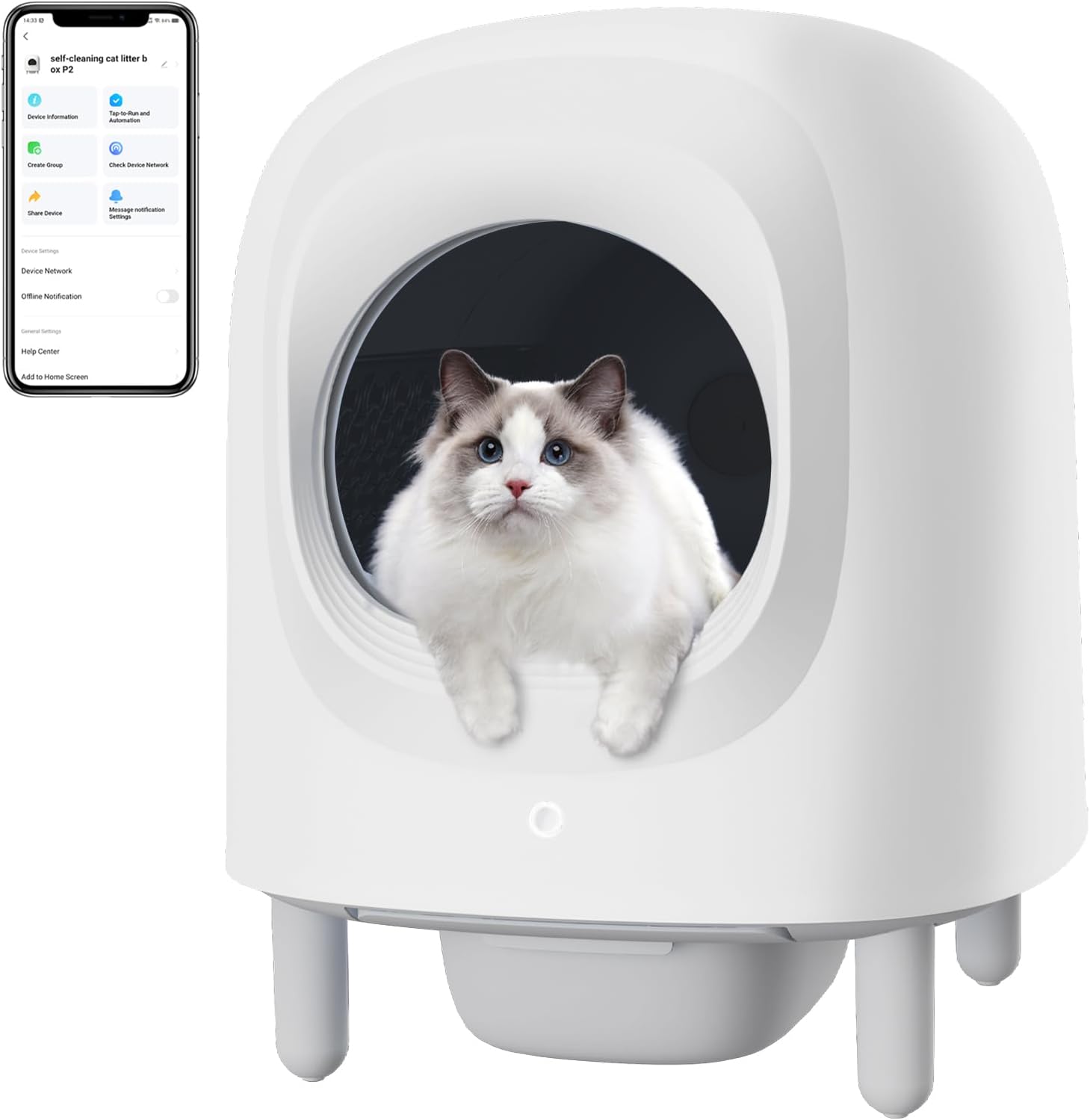 Self-Cleaning Cat Litter Box
