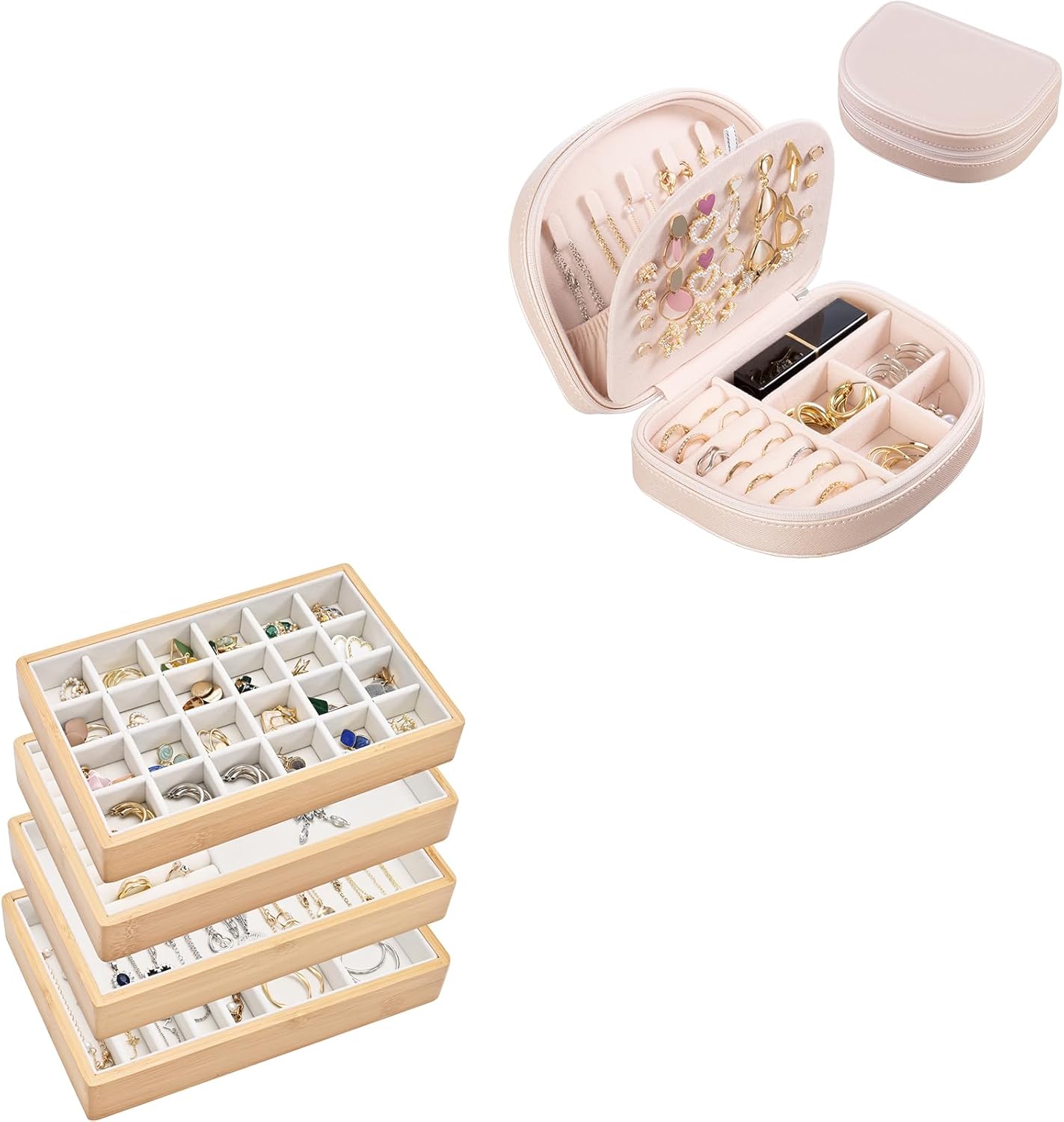 ProCase Travel Size Jewelry Box