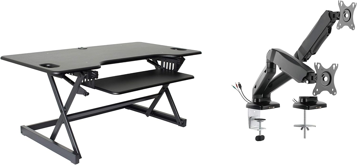 Rocelco DADR 46 Sit-to-Stand Desk Riser