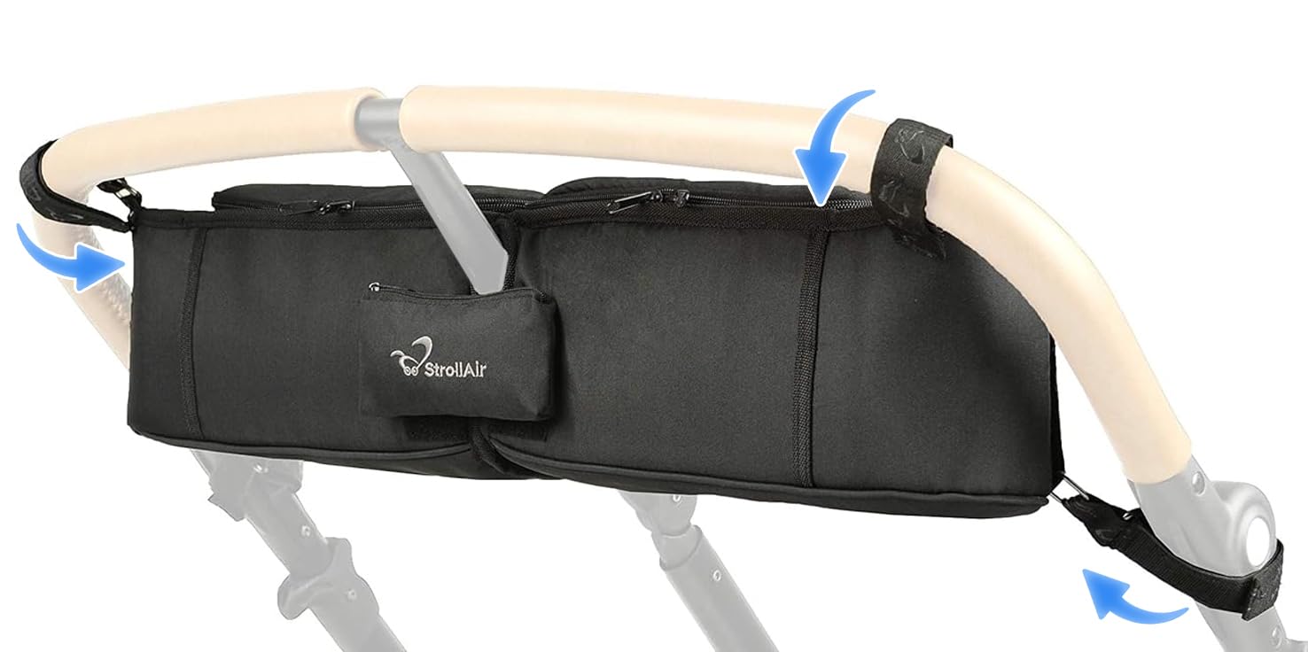 Strollair Universal Double Stroller Organizer