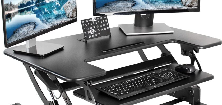 VIVO 36-Inch Electric Desk Converter (DESK-V000EB)