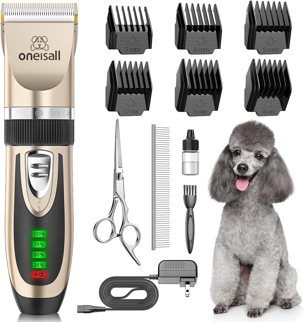 oneisall Dog Clippers Low Noise